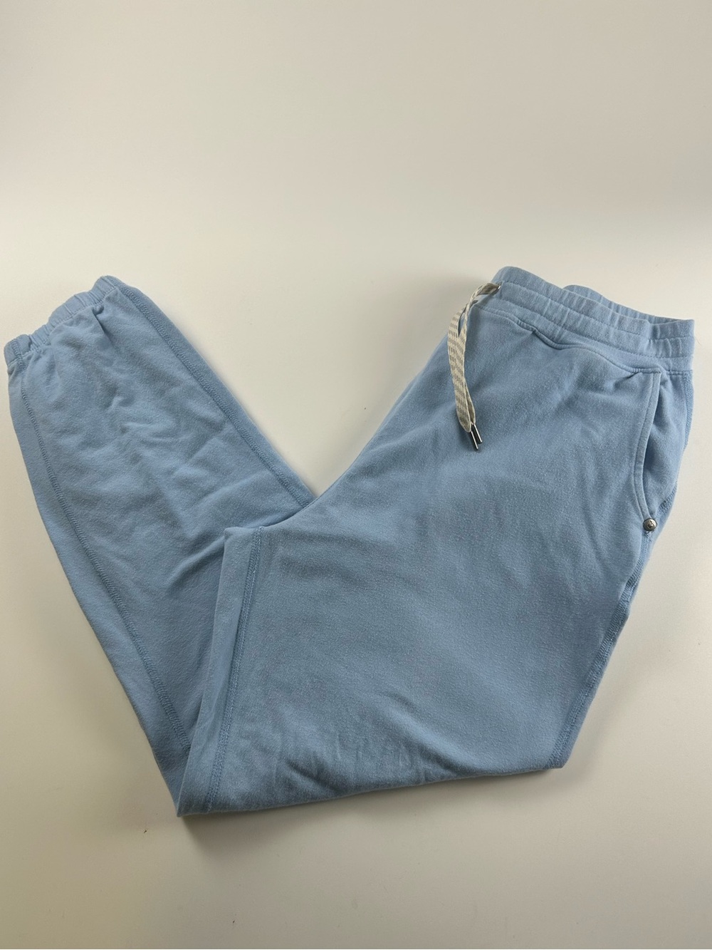 Vuori WMNS SZ L Baby Blue Laguna Lounge Sweatpants Athletic Joggers Casual
